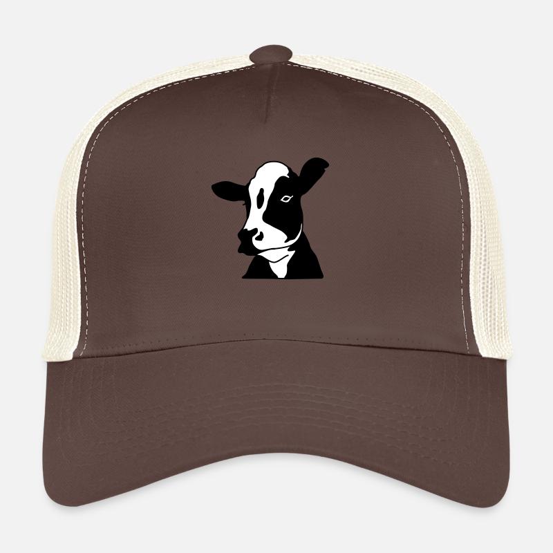 vache - Casquette trucker - marron/beige