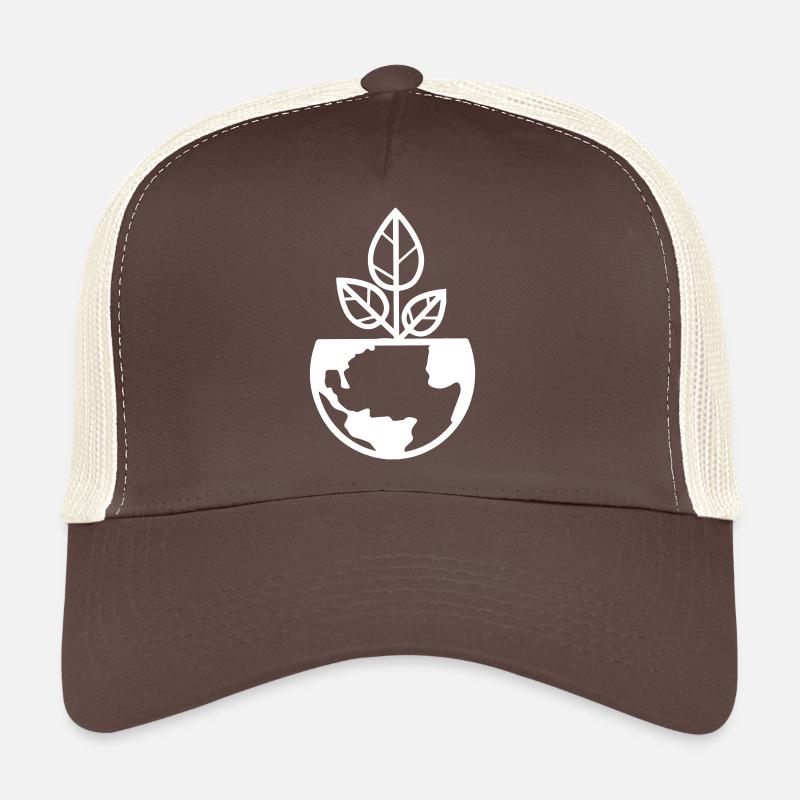 Planète Terre Plante Casquette trucker 