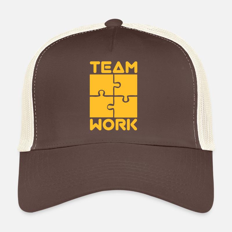 Travail d'équipe - Chemise Casquette trucker 