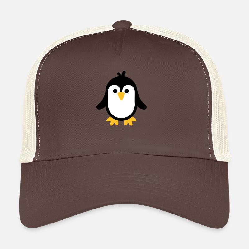 Pinguin - Trucker Cap - Braun/Beige