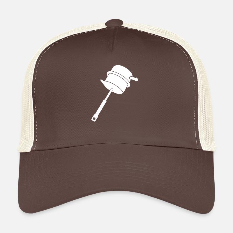 Turbo Wastegate_w1_m1 - Trucker Cap - Braun/Beige