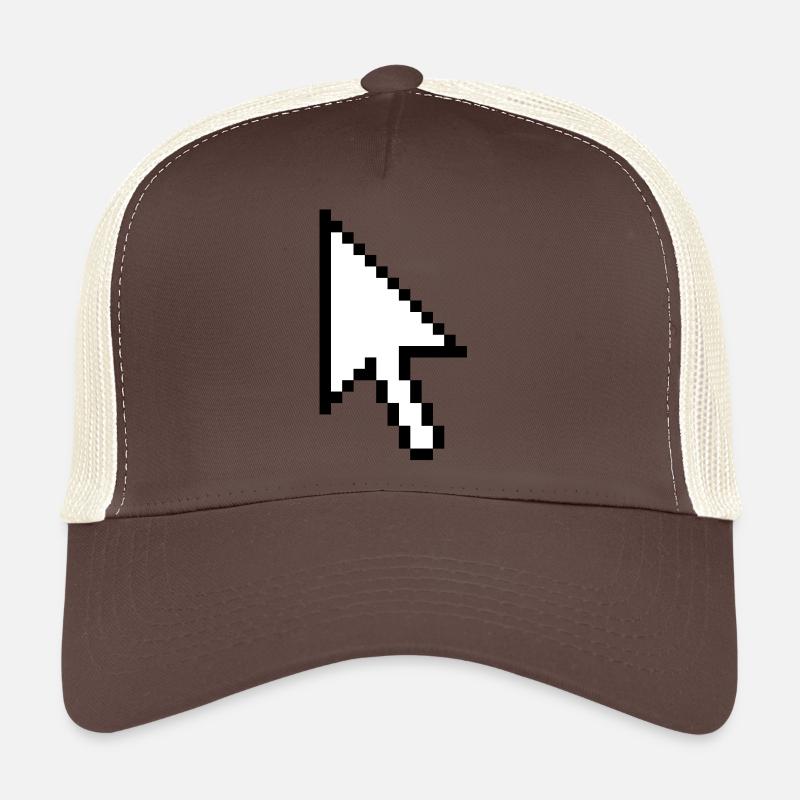 Mouse cursor - Trucker Cap - brown/beige