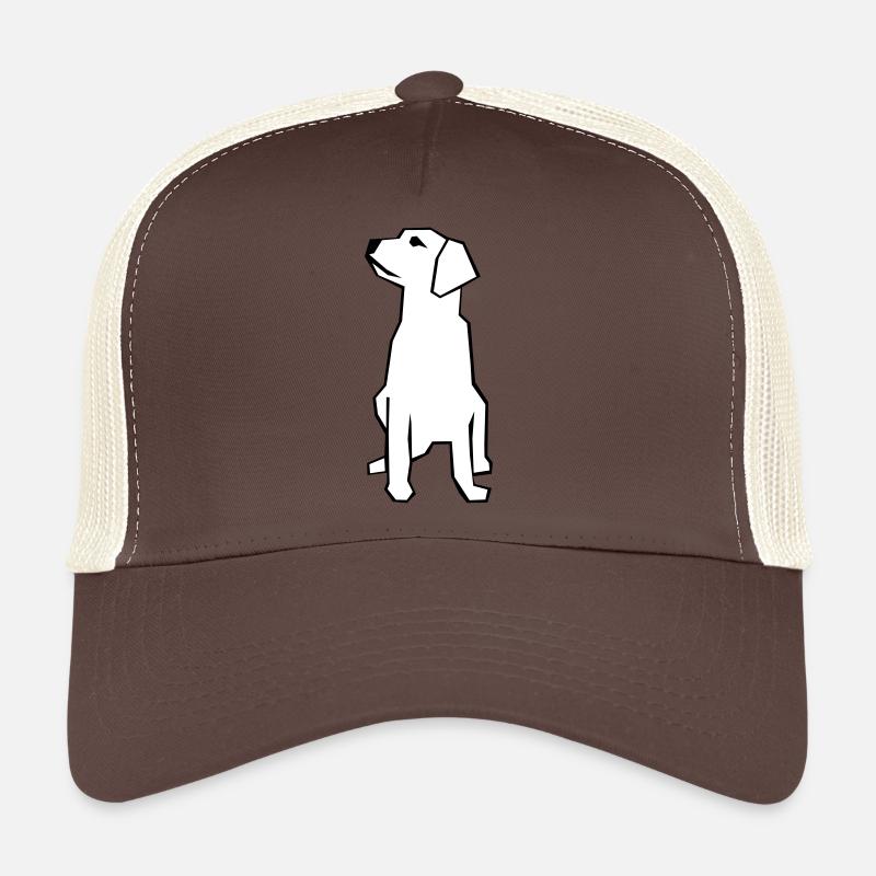 Chien Casquette trucker 