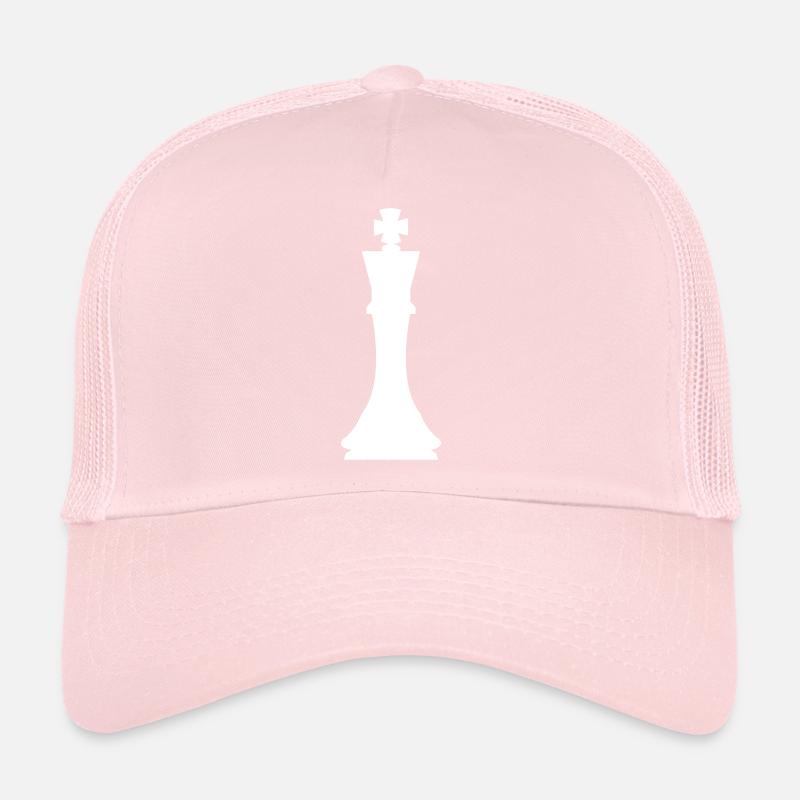 Pièce d’échecs roi Casquette trucker 
