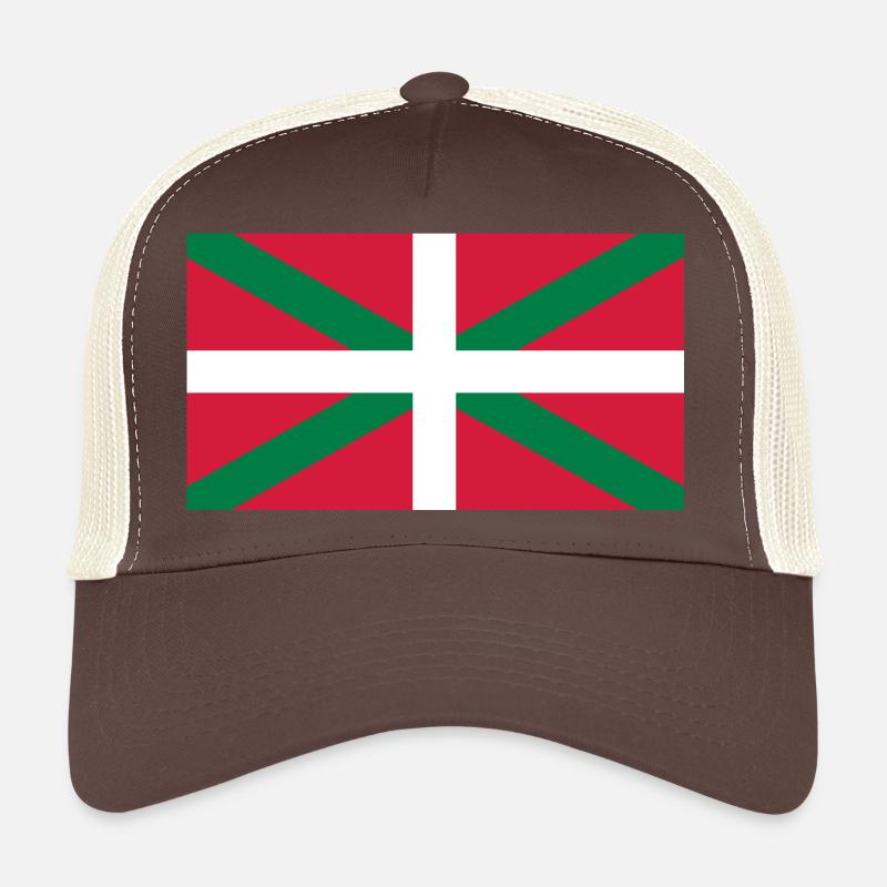 drapeau basque - ikurriña Casquette trucker 