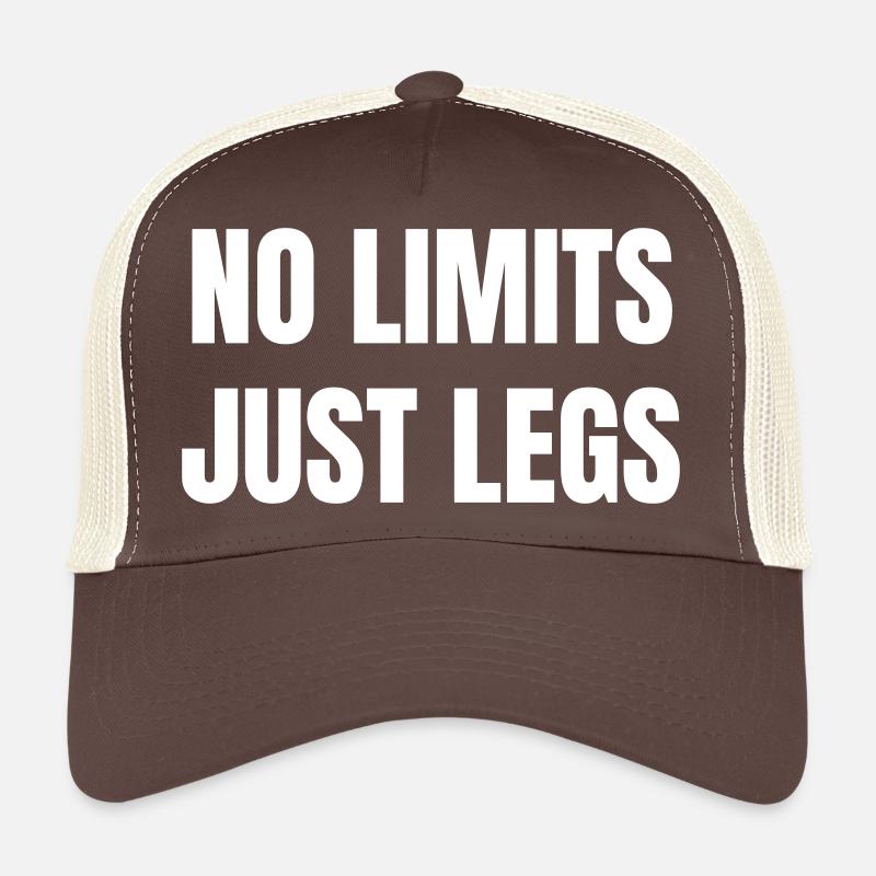 No limits just legs - Trucker Cap - Braun/Beige