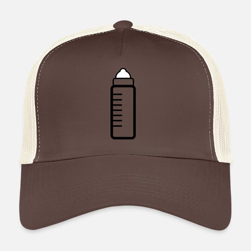 bouteille bouteille de biberon de lait de bébé 1c Casquette trucker 