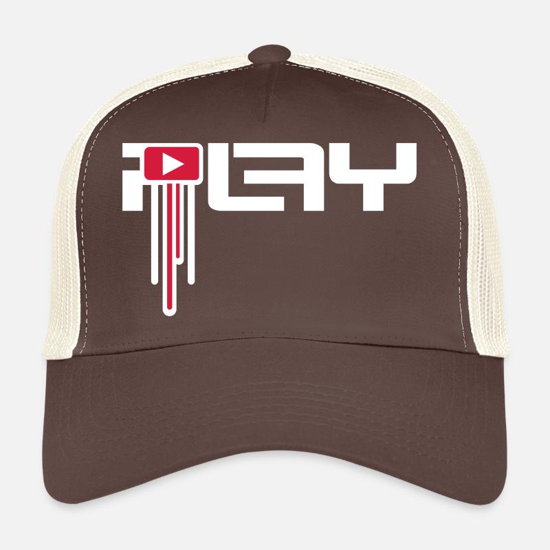 Fête, Jouer, Allumer, Symbole, Allumer, Graffiti Casquette trucker 