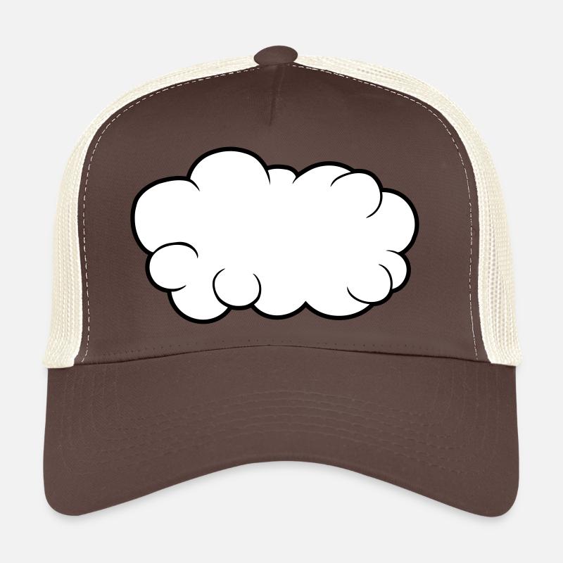 Conception de dessins animés cloud Casquette trucker 