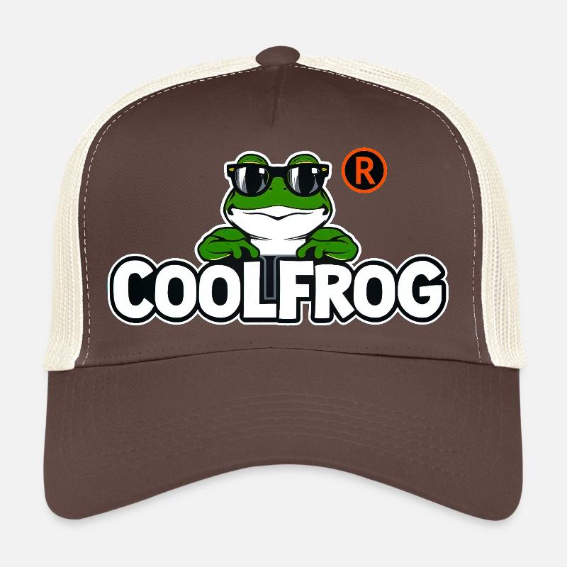 Cool Frog with Sunglasses Trucker Cap