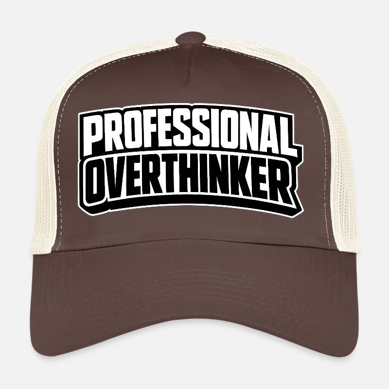 INTROVERTI INTROVERTI PROFESSIONNEL QUI RÉFLÉCHIT TROP Casquette trucker 