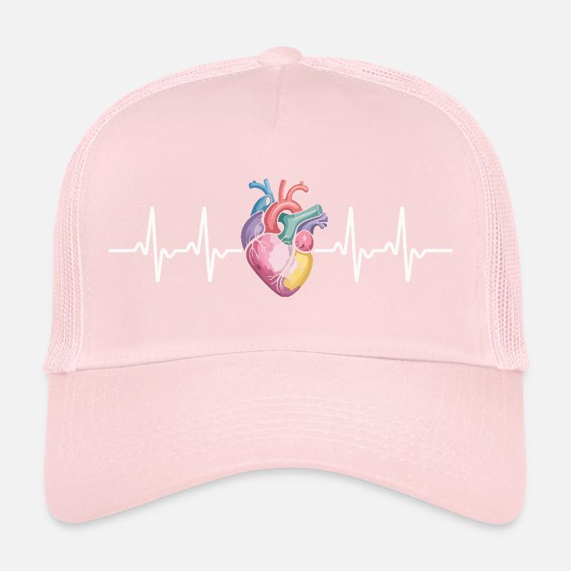 Heart Pulse Symphony Trucker Cap