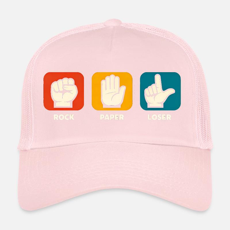 Pierre, papier, perdant, sarcasme, drôles, Casquette trucker 