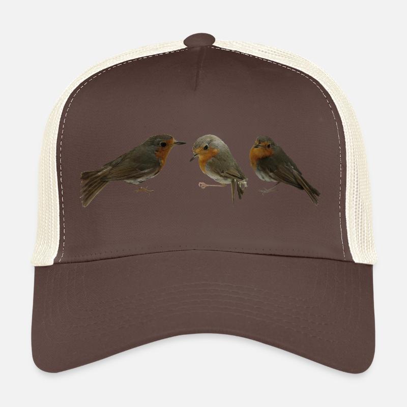 drei Rotkehlchen Trucker Cap