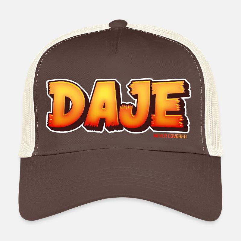 Römische Redewendungen: DAJE - Trucker Cap - Braun/Beige