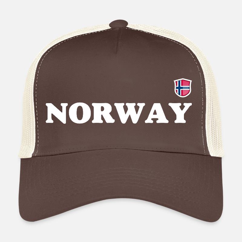 Norway Bold Flagcrest Graphic Trucker Cap