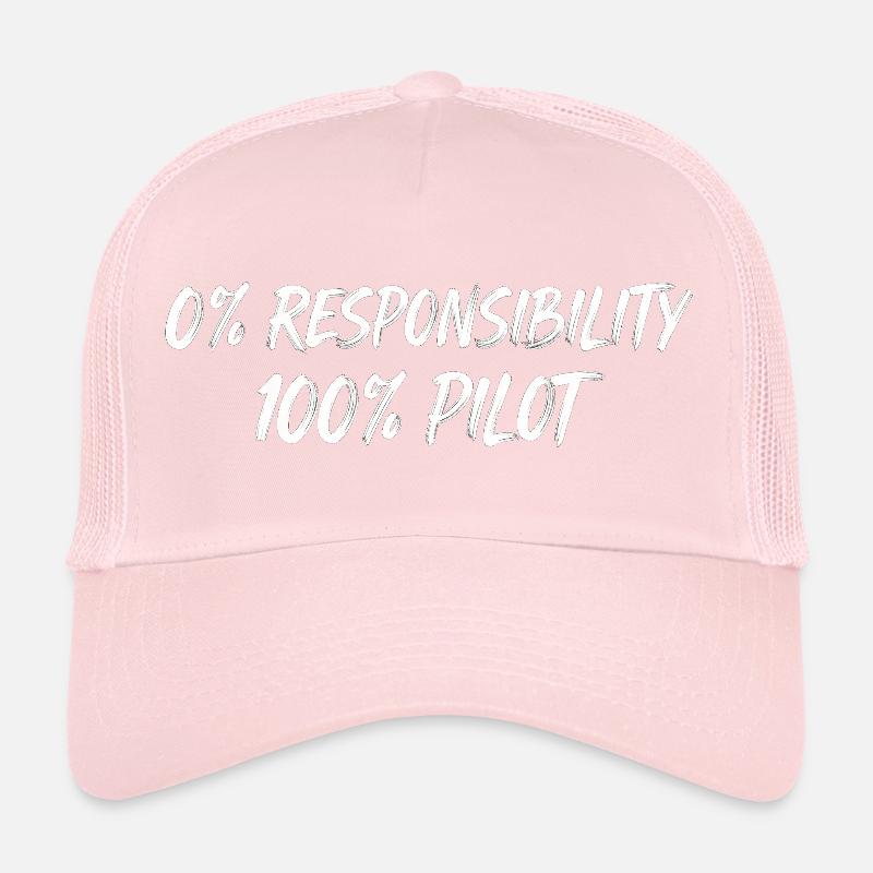 0 % Responsabilité 100 % Pilote Casquette trucker 