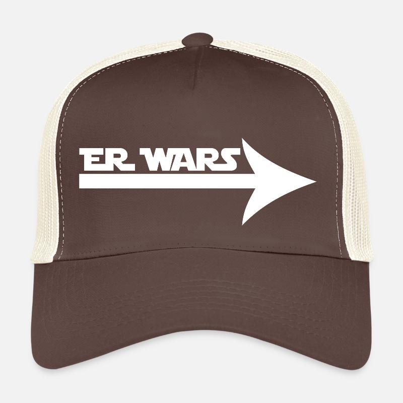 He Wars - Trucker Cap - brown/beige