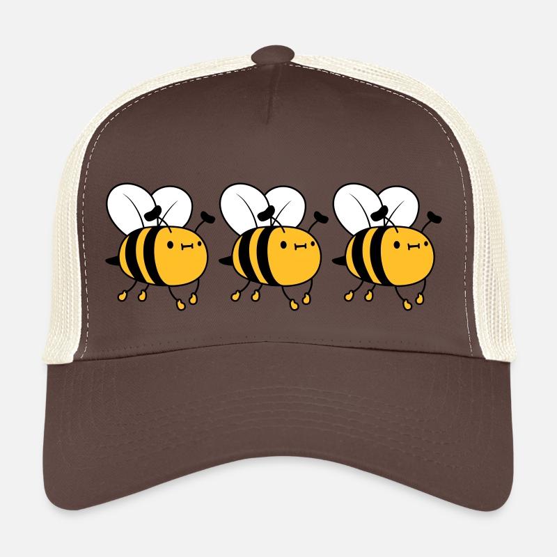 3 abeilles occupées Casquette trucker 