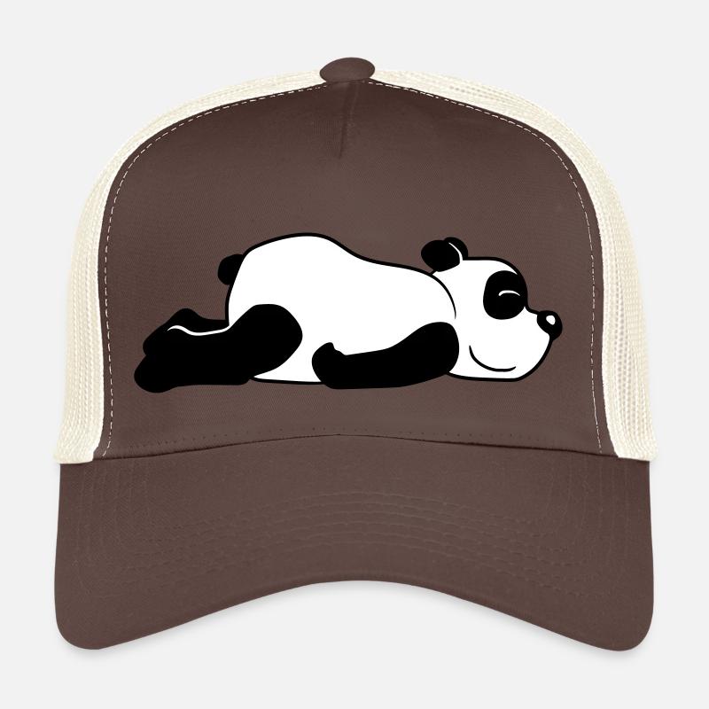 Panda Baer Suess - Trucker Cap - Braun/Beige