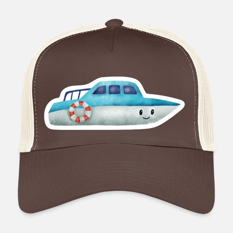 Boot - Trucker Cap - Braun/Beige