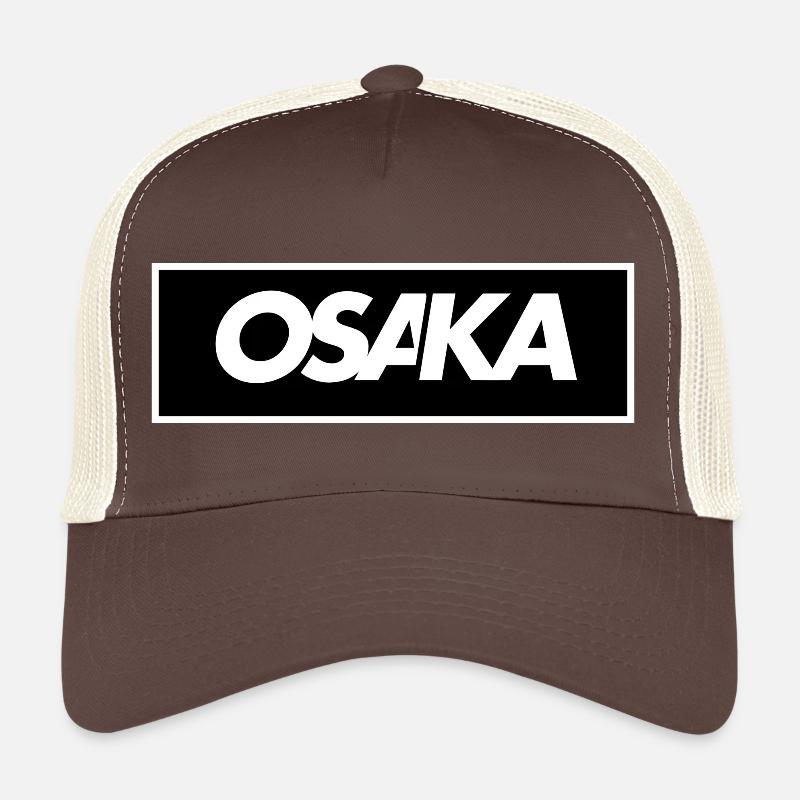 OSAKA - Casquette trucker  - marron/beige