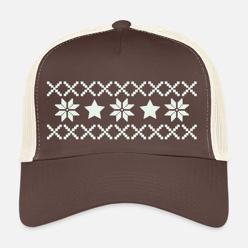 Winter Norwegen Muster Trucker Cap