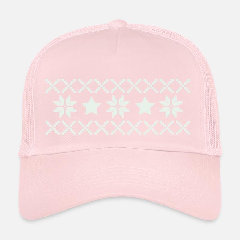 Winter Norway Pattern Trucker Cap