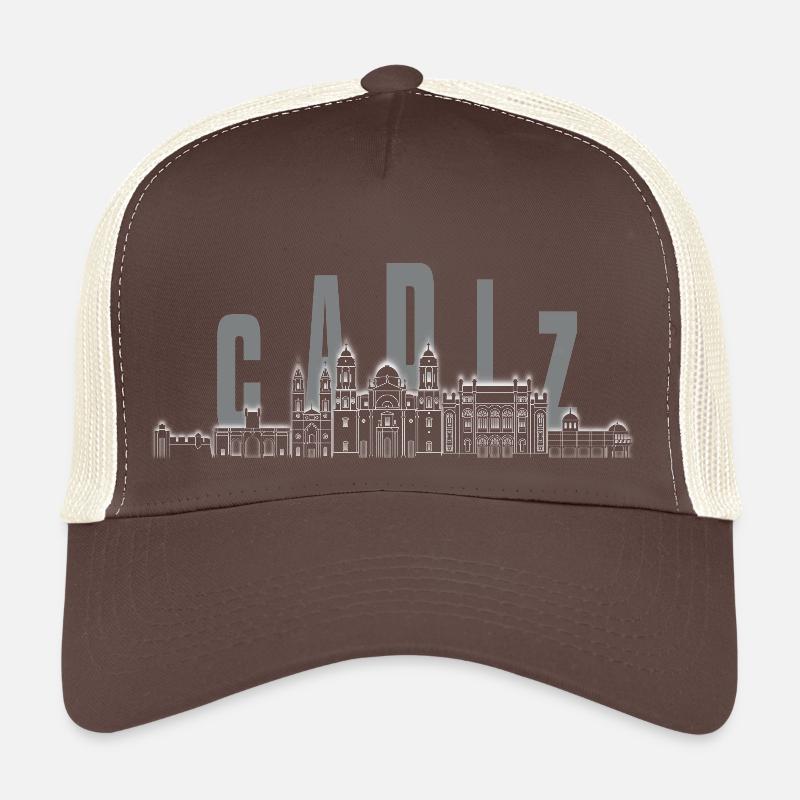 Cádiz Skyline - Trucker Cap - Braun/Beige