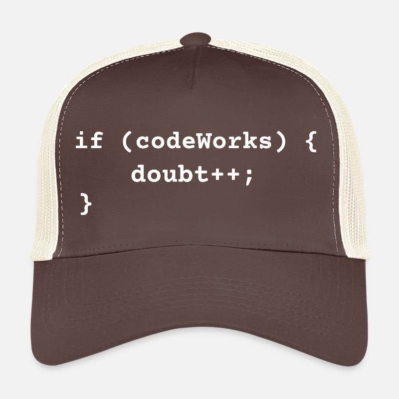 Funny Programmer T-Shirt Humor Coding Funny Python Trucker Cap