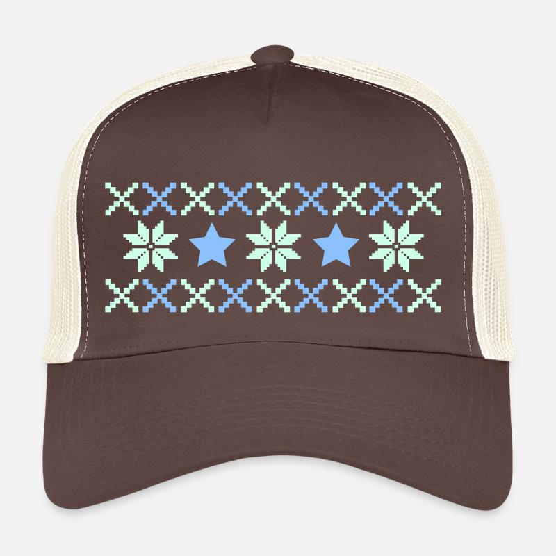 winter norwegen muster Trucker Cap