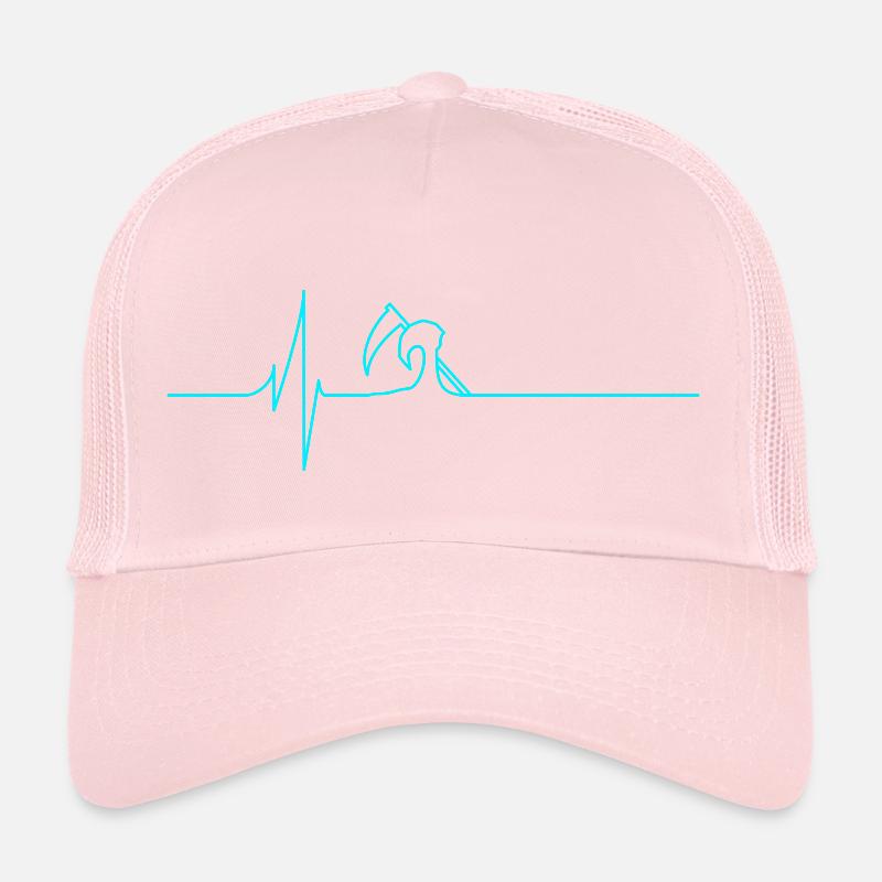 Electrocardiogram - Death - Blue Trucker Cap