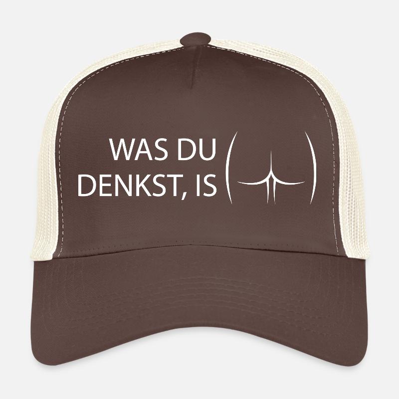 was du denkst is oasch Trucker Cap