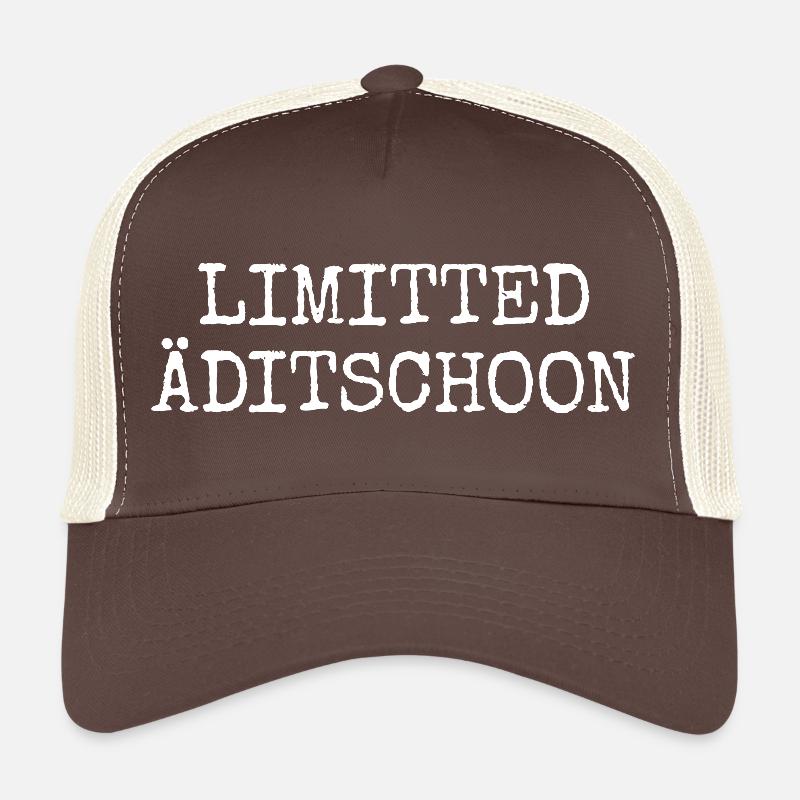 Limitted Äditschoon - Plattdeutsche Edition - Trucker Cap - Braun/Beige