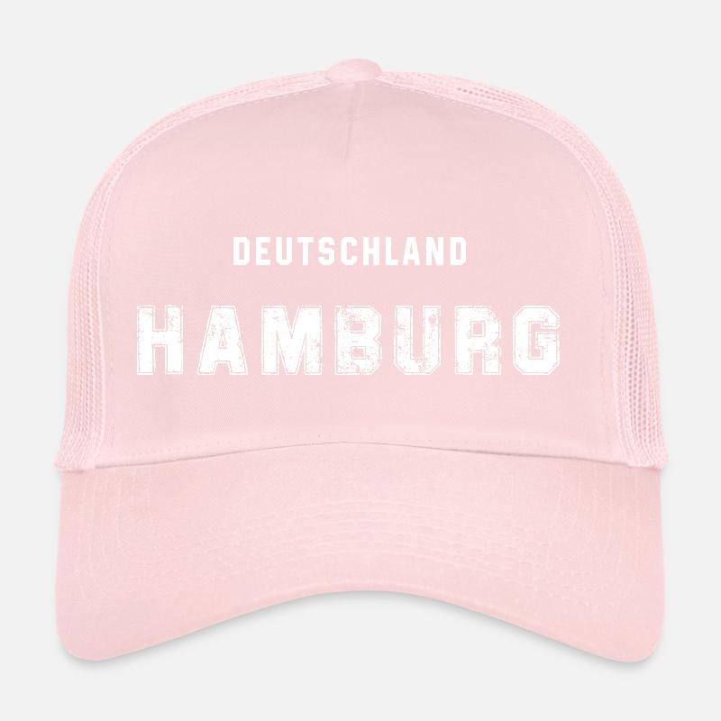 Allemagne Hambourg - Conception de texte urbain Casquette trucker 