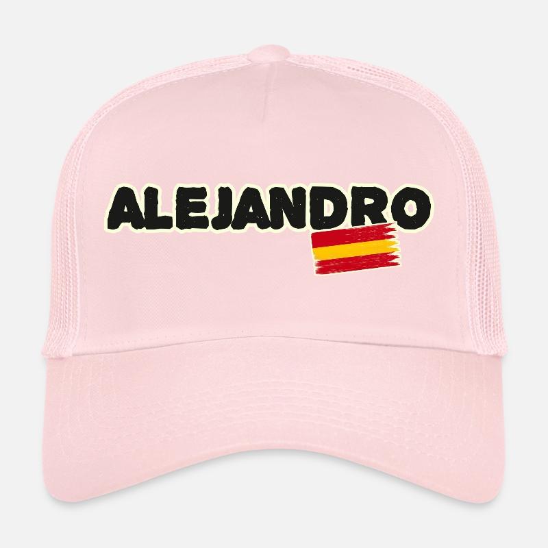 Alejandro Drapeau espagnol Espagne Casquette trucker 
