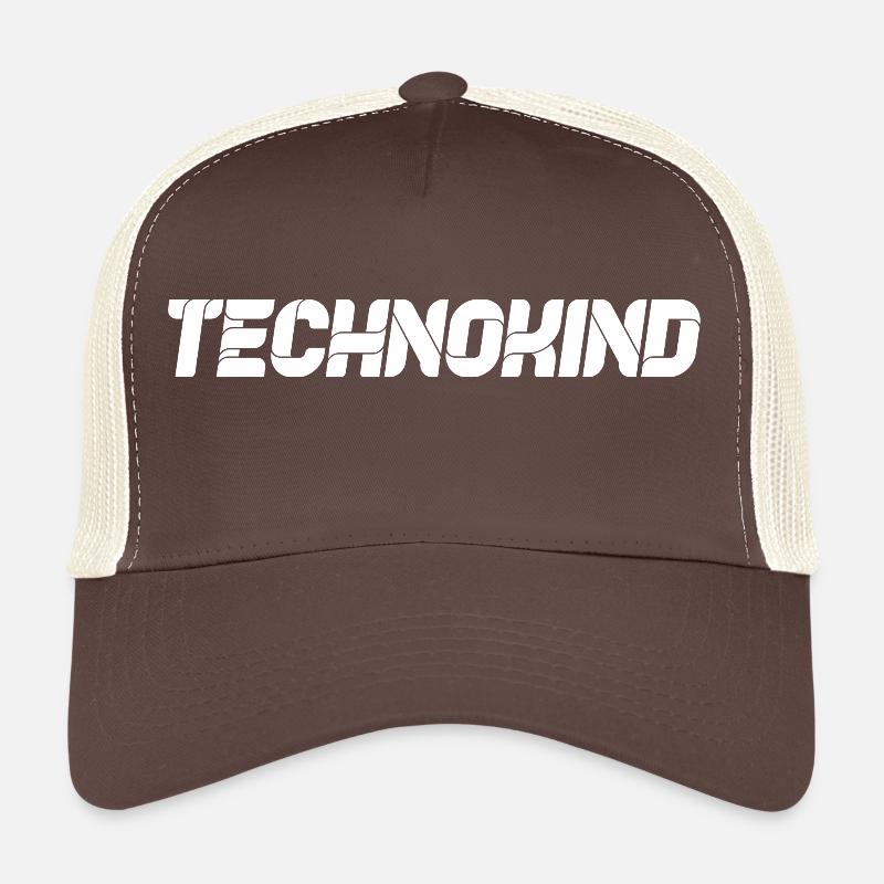 Technokind - Trucker Cap - Braun/Beige