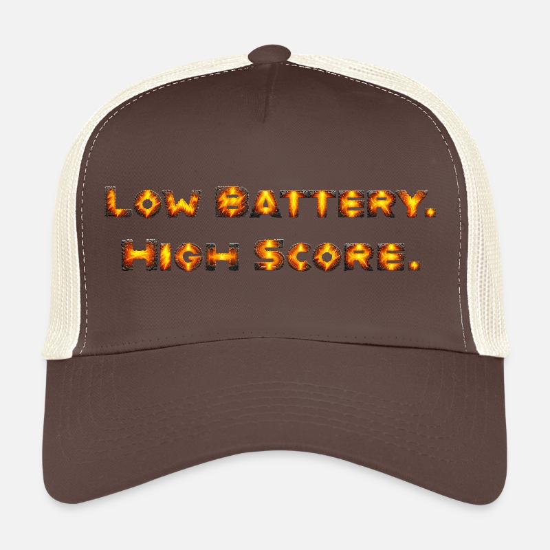 Fiery Battle Faces Trucker Cap