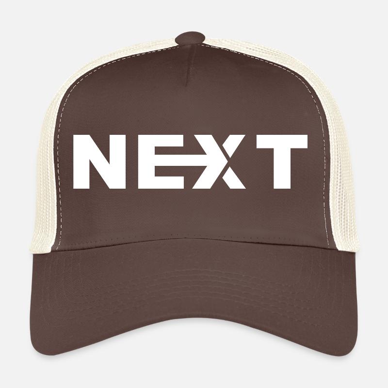 Next Texte Blanc Casquette trucker 