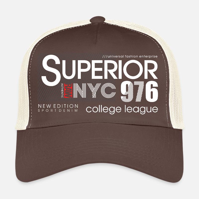 Abstract Geometric Pattern Ombre Trucker Cap