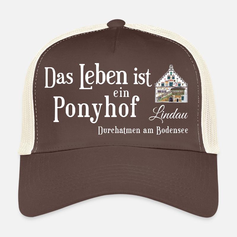 Lindau, Bodensee, Leben ist ein Ponyhof, Zeichnung Trucker Cap
