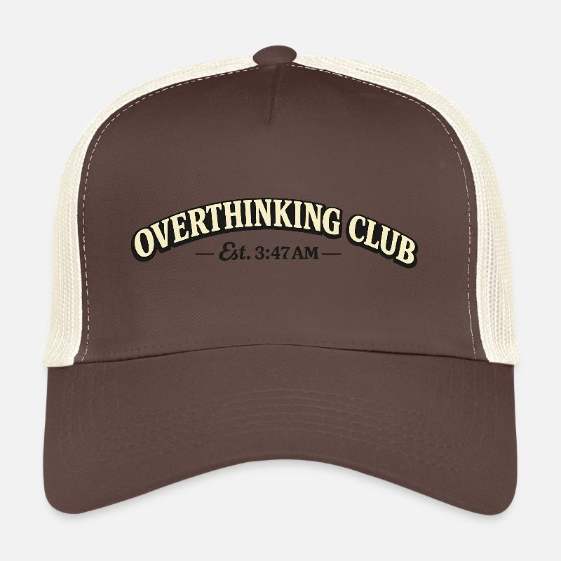 Overthinking Club – Est. 3:47 AM Trucker Cap