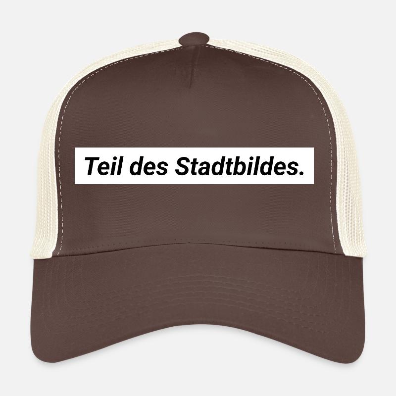 Cityscape Statement Merz Democracy Diversity Trucker Cap