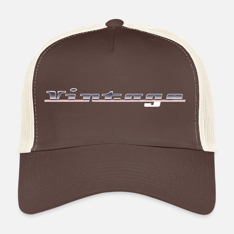 Vintage lettering Trucker Cap