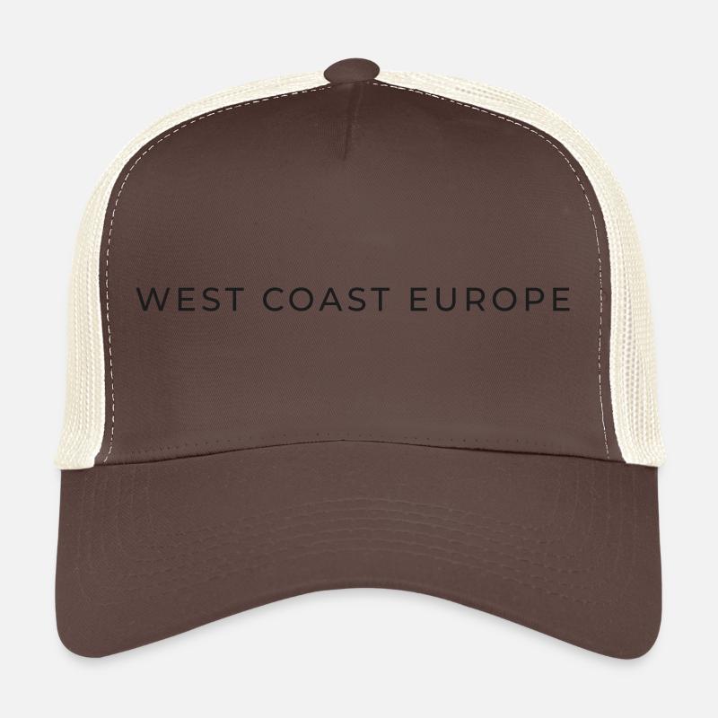 WESTKÜSTE EUROPAS – Atlantischer Stil - Trucker Cap - Braun/Beige