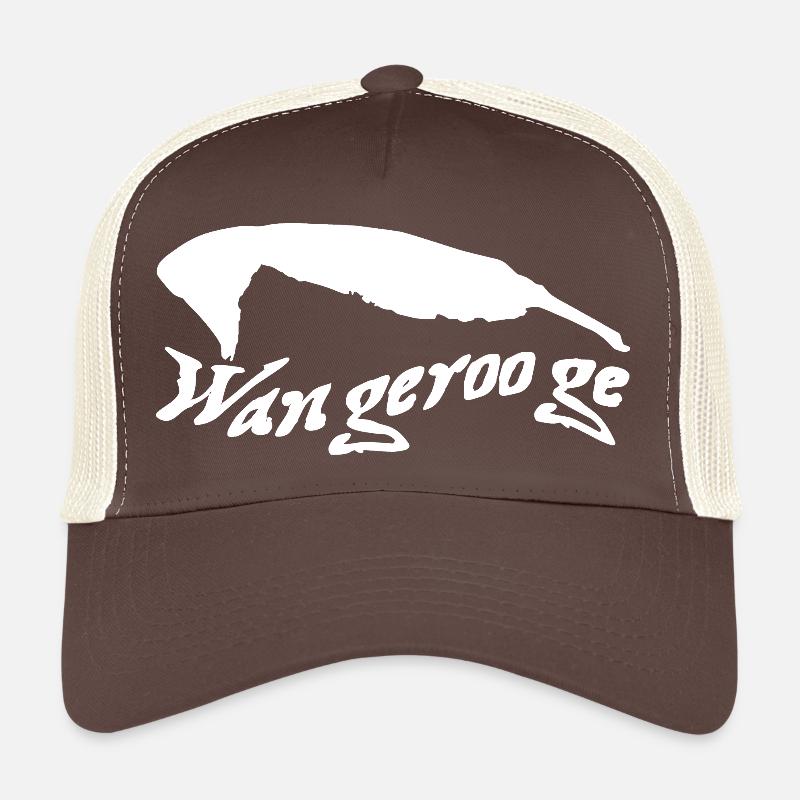 Wangerooge Tattoo - Trucker Cap - Braun/Beige