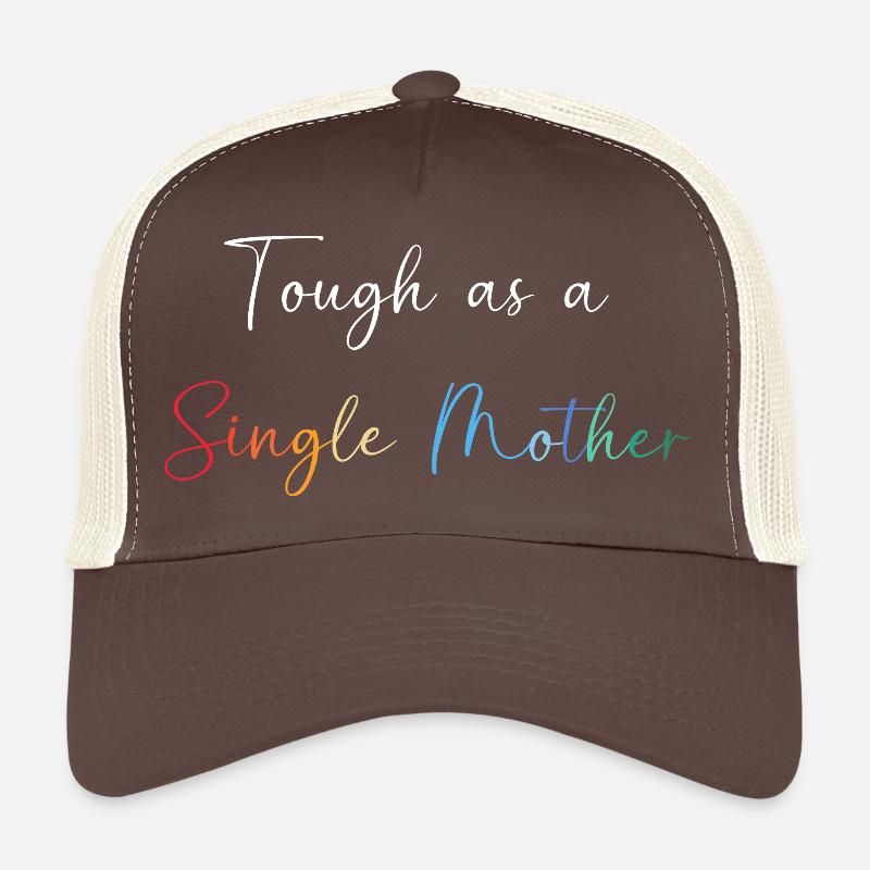 Single Mom Mom Single Mom Single Trucker Cap