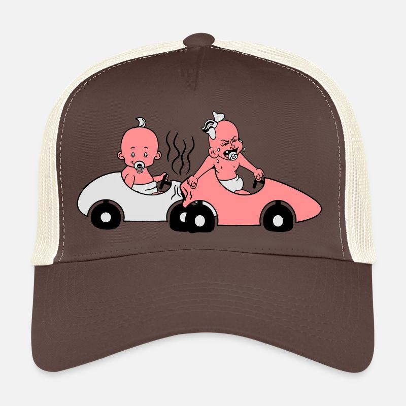 accident, accident, conduire, dommage, conduite, c Casquette trucker 