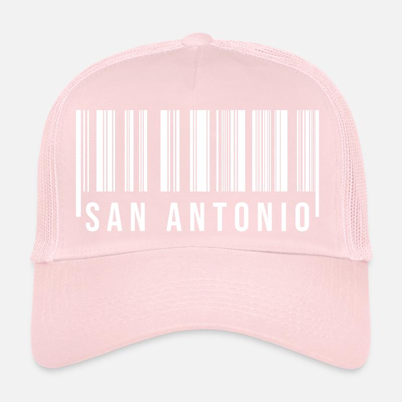 Code à barres de San Antonio Casquette trucker 