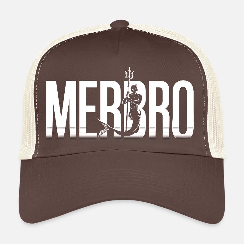 Merbro - Vivre comme un Verseau Casquette trucker 